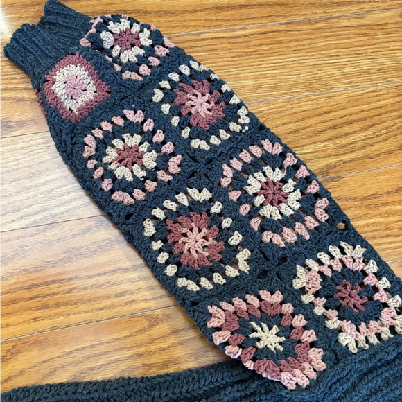 POL GRANNY SQUARE OVERSIZED SWEATER - Size L - Picture 8 of 11